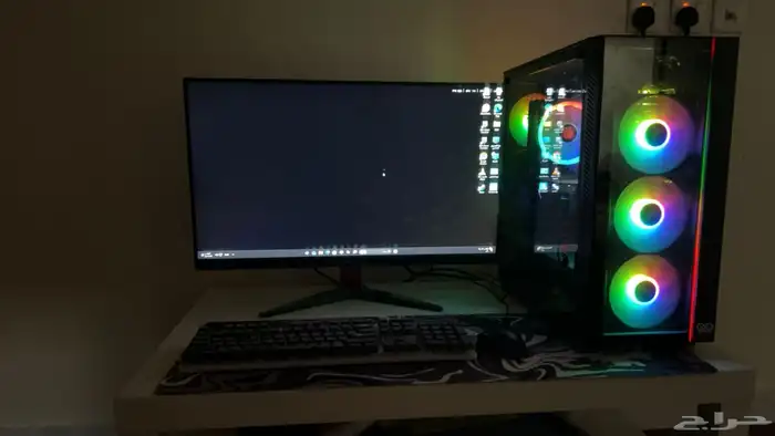 بي سي قيمنق مع شاشه كامل اغراضه 0