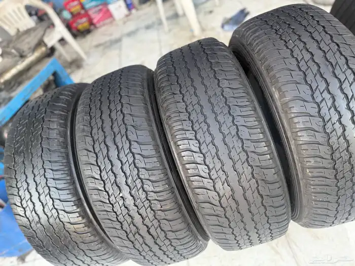 265 65 17 كفرات دنلوب وكالة فورشنر وهايلوكس وبرادو. ت 24 47 1