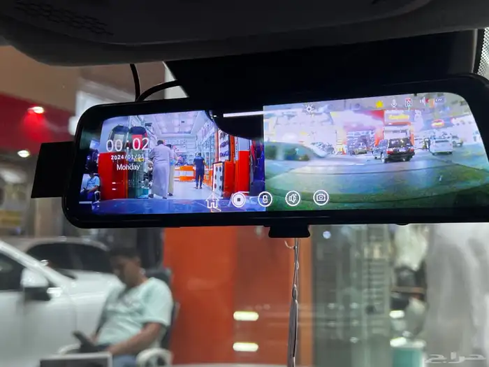 تركيب دشكام مراية للسياره 0