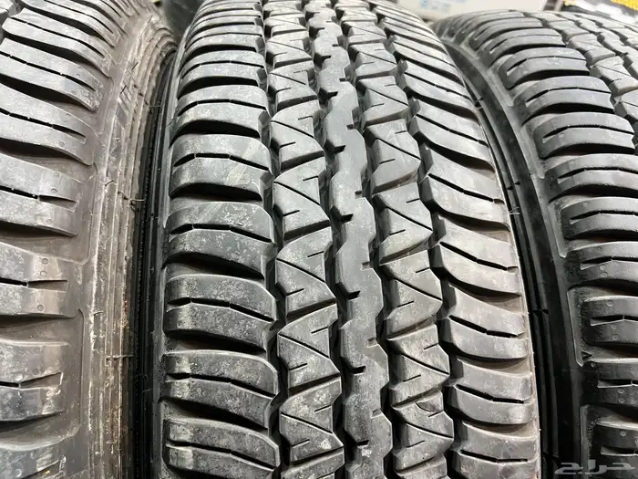 كفرات دنلوب مقاس 245 75 17 تاريخ 23 كفرات شبه الجديد 3