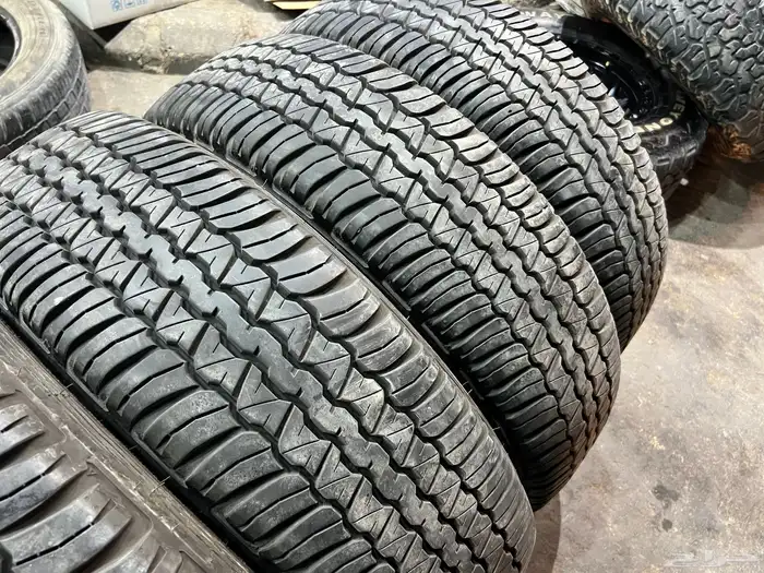 كفرات دنلوب مقاس 245 75 17 تاريخ 23 كفرات شبه الجديد 5