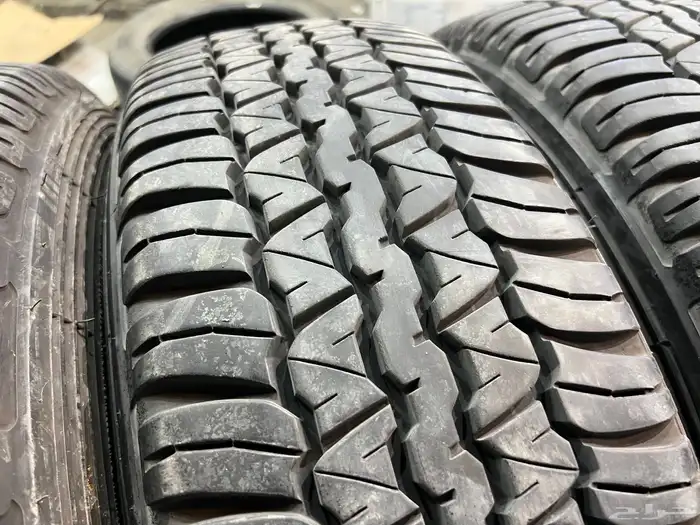 كفرات دنلوب مقاس 245 75 17 تاريخ 23 كفرات شبه الجديد 2