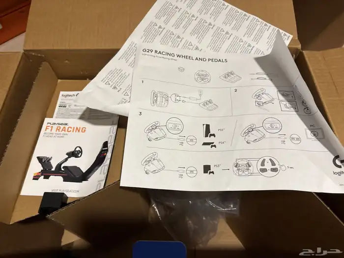 دركسون لوجيتك مع دعواسات مستعمل نظيف ولا فيه اي شي. 4