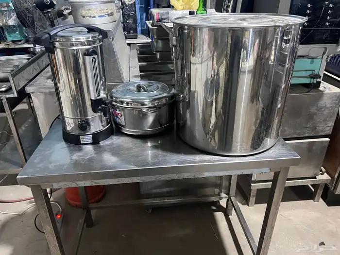 ساج وغاز وفرامة إيطالي مقاس 32 وسخان ايدم وطولت ومغسل قدور 6