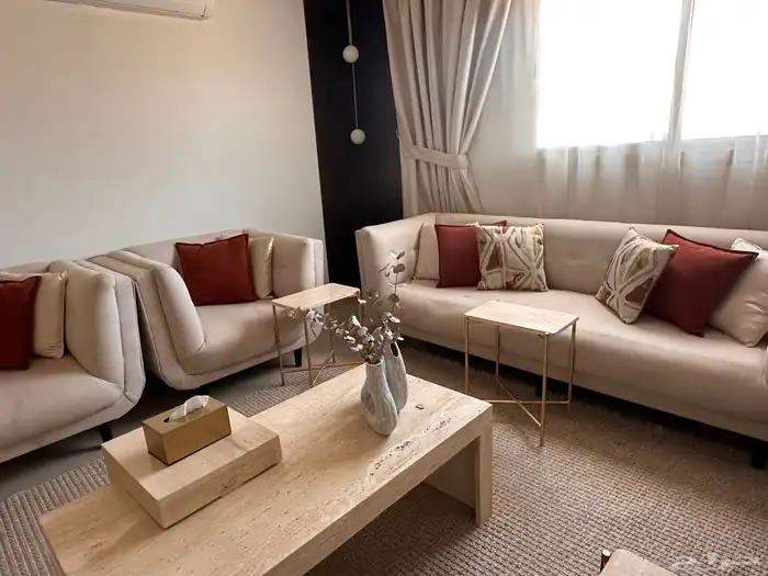 كنب 4 قطع مع ستارة 0