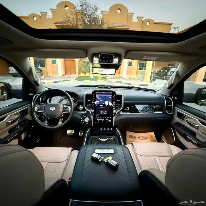 دودج رام تنجستين شبه جديد 2025 ضمان وصيانه وكاله 25