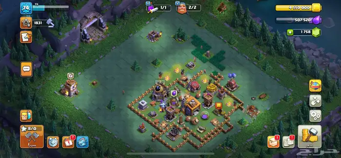 حساب كلاش اوف كلانس تاون هول 11 وفيه كلام لفل 15 2