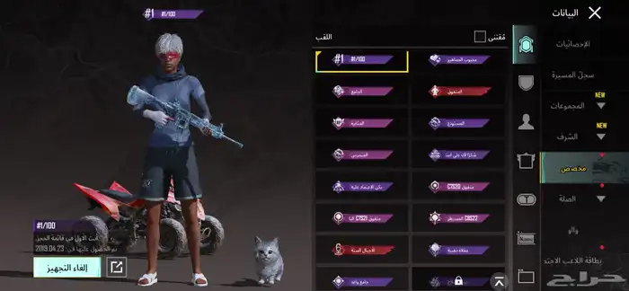 حساب ببجي 22