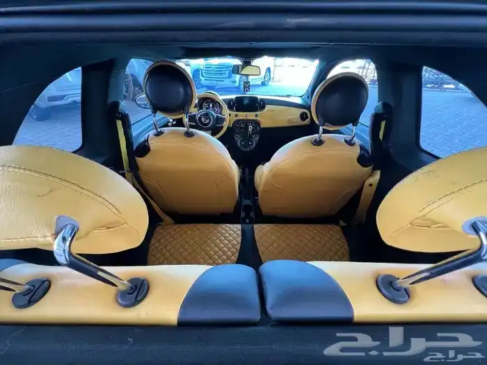 فيات 2020 سعودي ماشي 106 الف قمة فالنظافة داخل اصفر 13