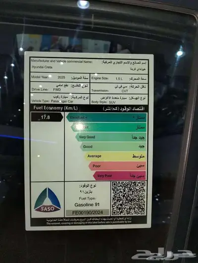 هيونداى كريتا -جميع الفئات 2025 index