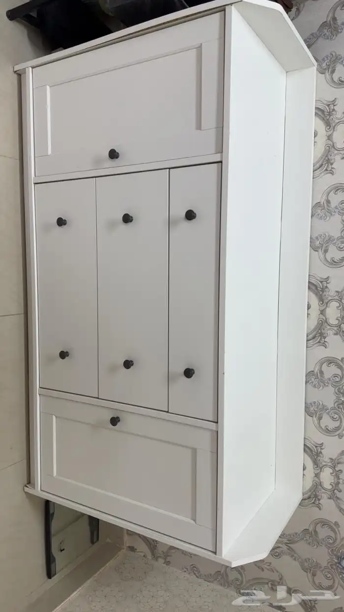 كوميدينا ابيض من ايكيا ثلاث دروج سحاب ودرجين طولي 0