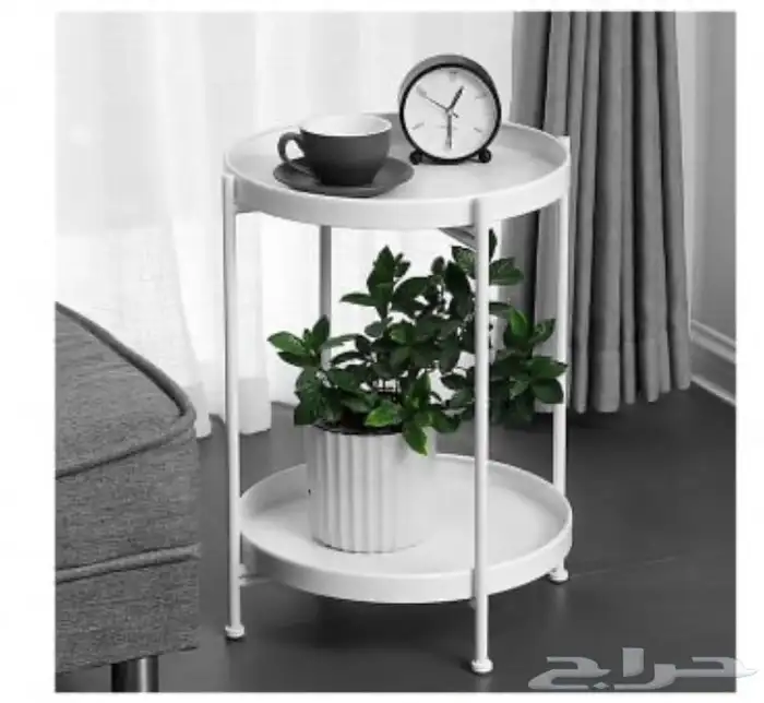 طاولة حديد طابقين جديدة ع السوم 0