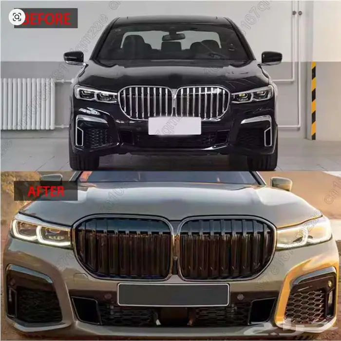 شبك اسود بي ام دبليو الفائه السابعه 730 740 750 من 2020-2023 4