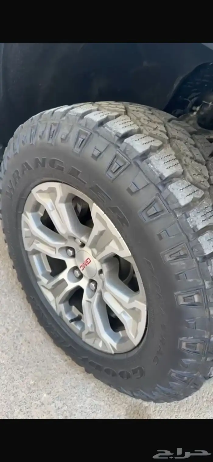 طقم جنوط وكفرات سييرا مقاس 18 1