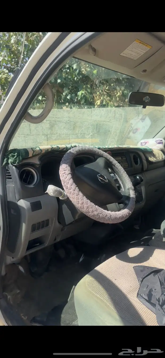 باص نيسان 2015 مشروط القير والمكينه والشاص ممشاه 390 2