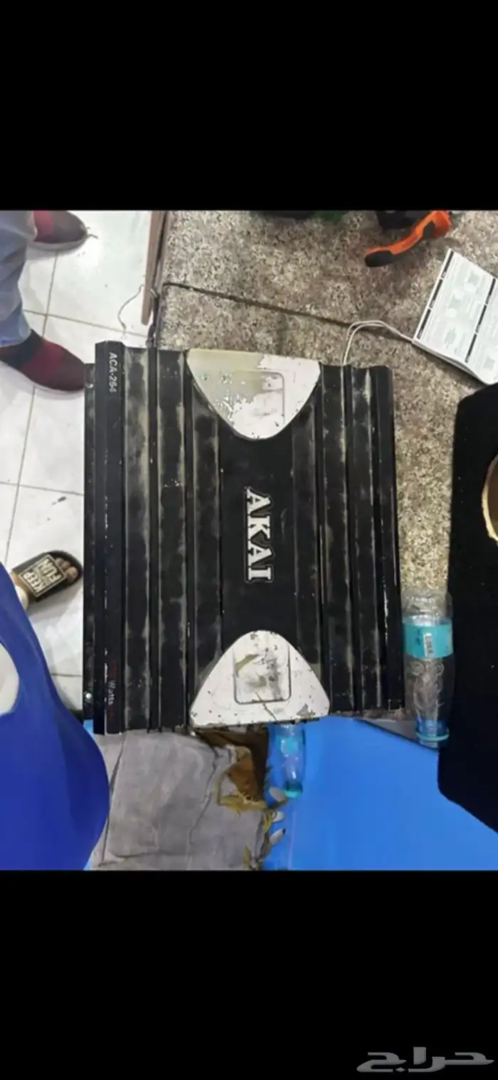 سستم مضخم خريط زرق لمبه خضراء دق قديمه معه بزوكا 1