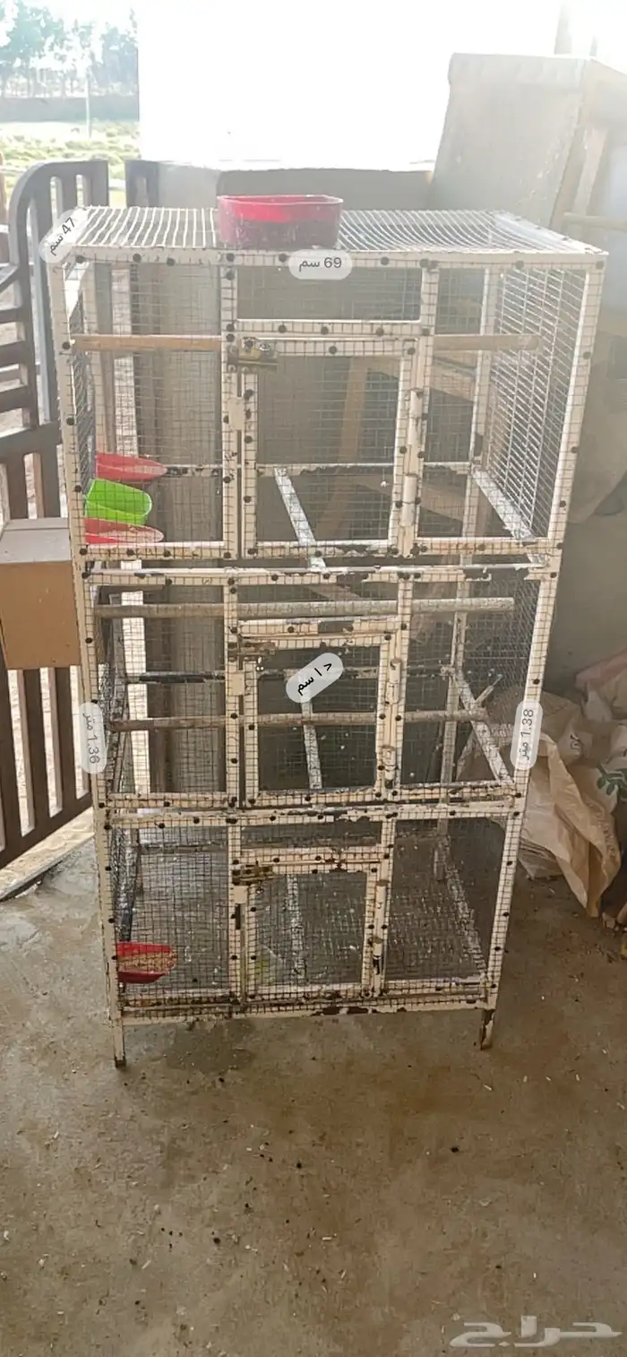 قفص مطير حديد شبك قوي 0