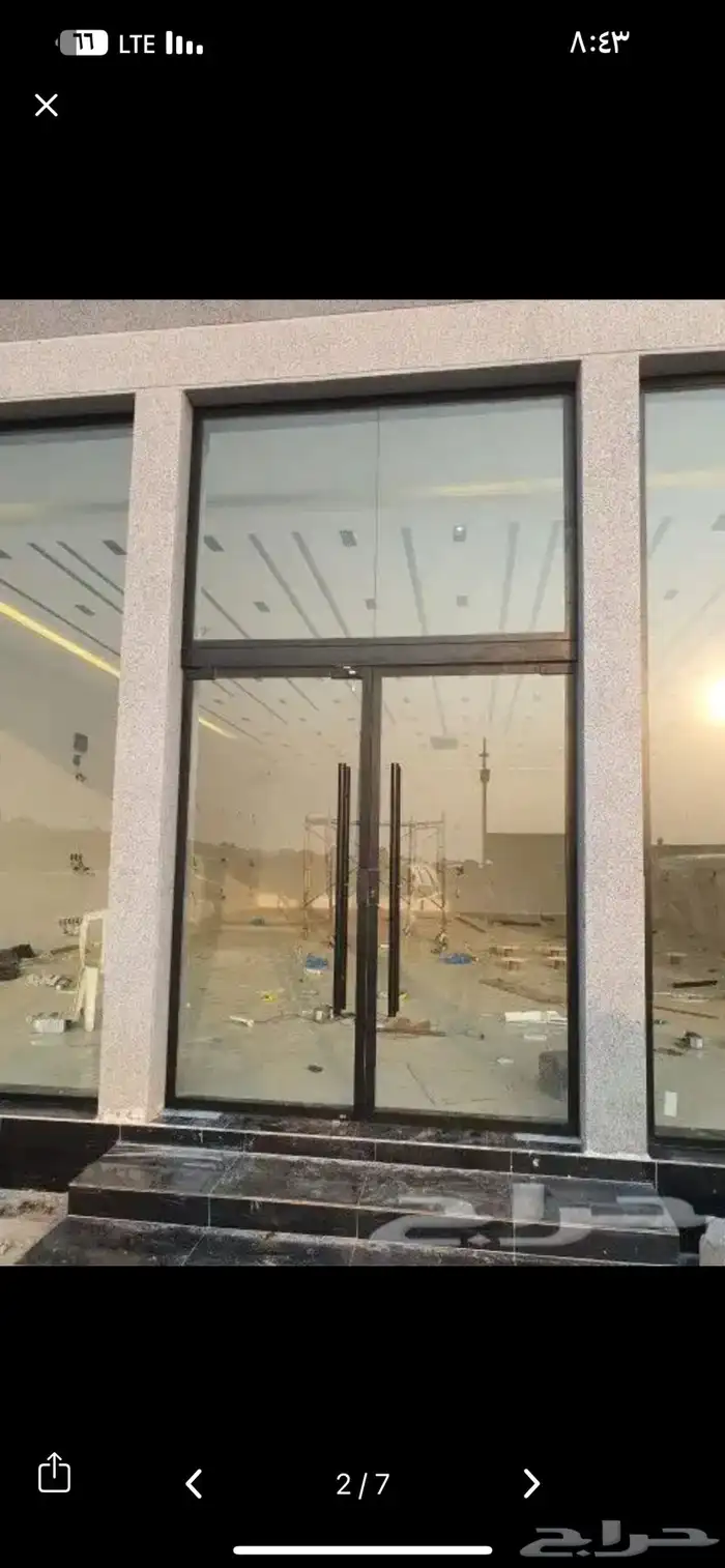 زجاج سكريت مكاتب وشوارات ودربزين وواجهات 12