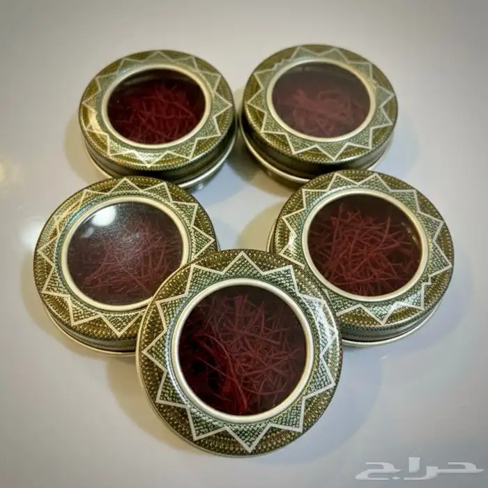 5 علب زعفران إيراني فاخر 0