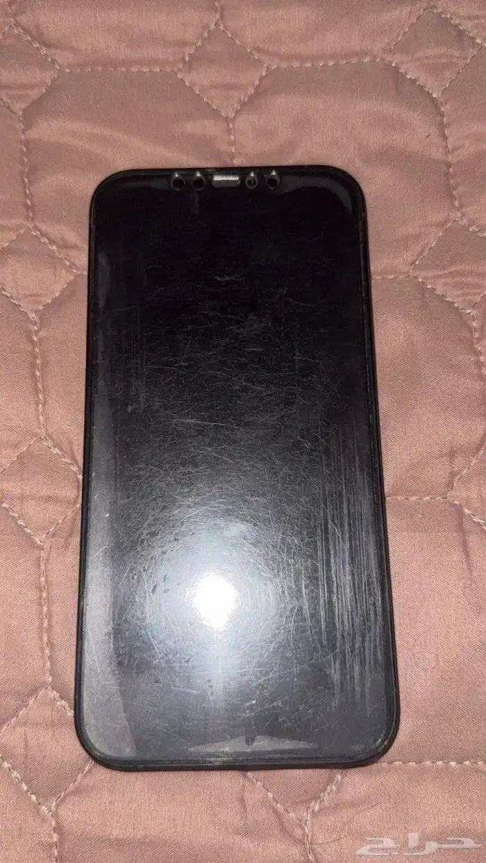 ايفون 12 برو ماكس ازرق مساحته 128 نسبه البطاريه 73 1