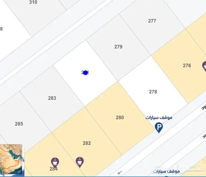 ارض للبيع بالمنار بالدمام مساحة 720 4