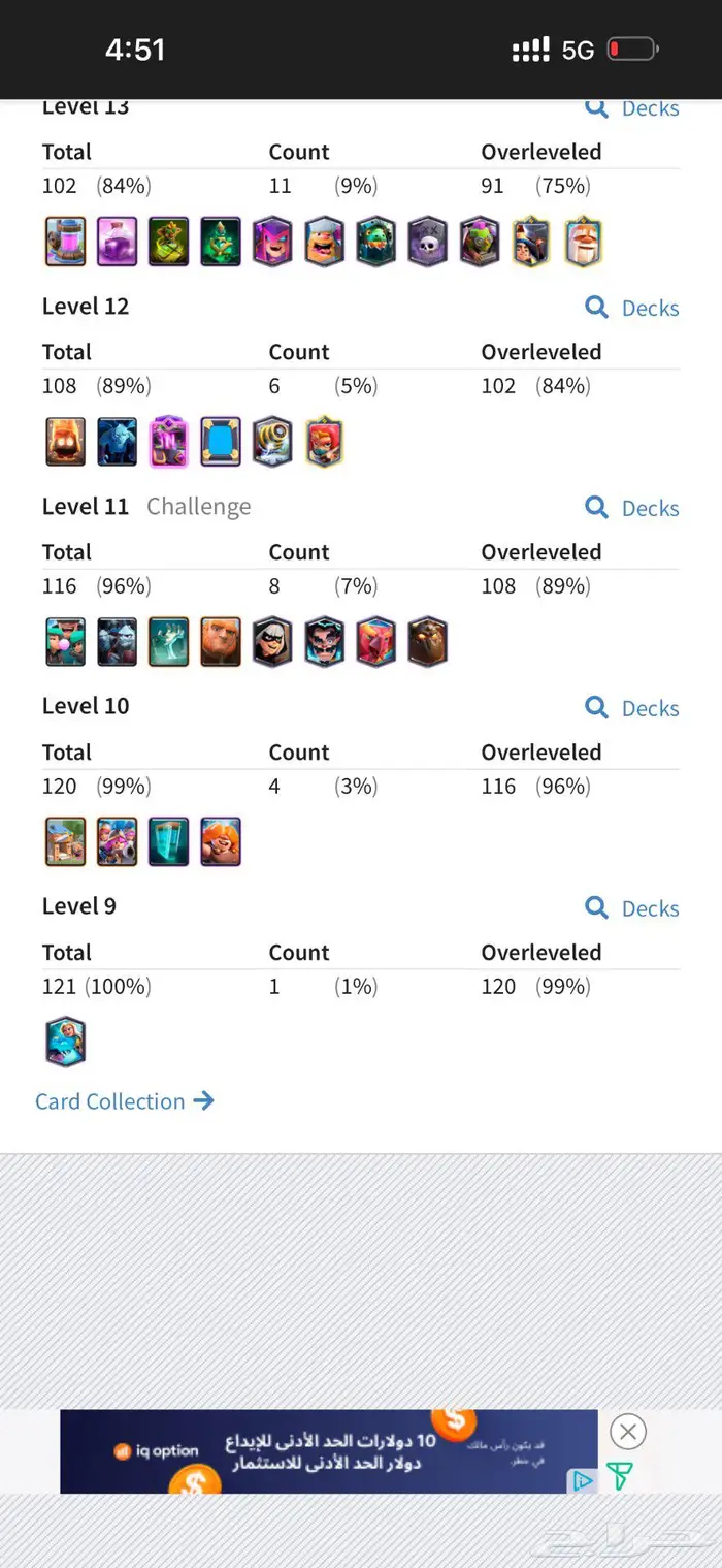 للبيع حساب كلاش رويال 4