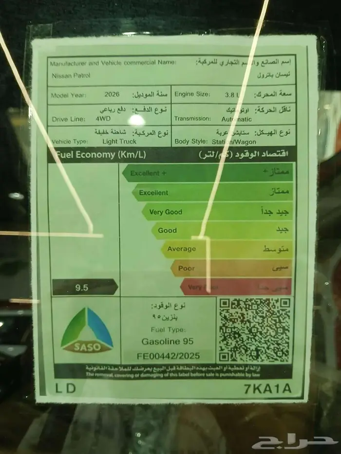 نيسان باترول بلاتينيوم 2026 كاش وبالتقسيط 7