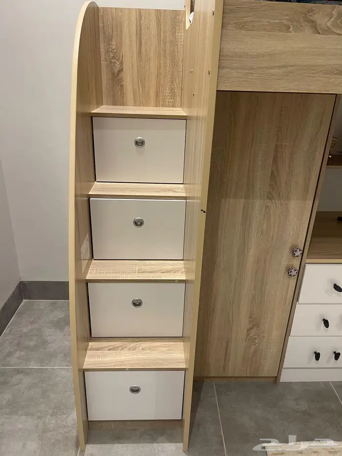 سرير نوم اطفال مع خزائن 4