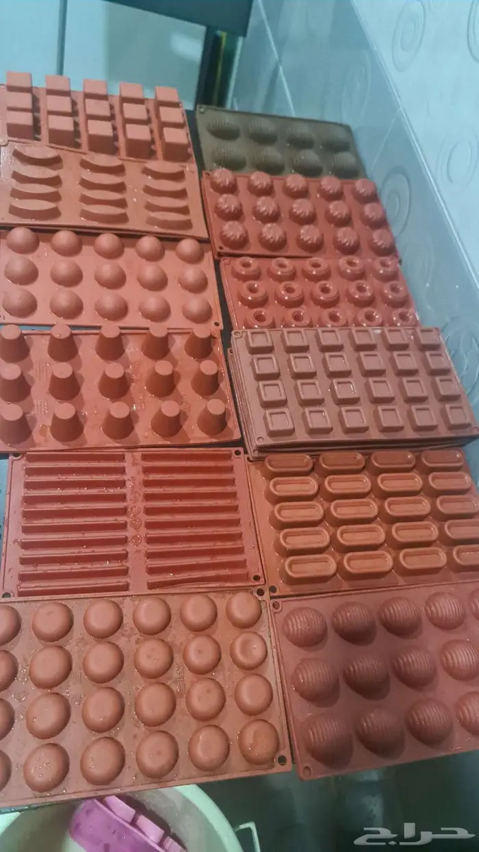 سلكونات فرن لاعداد الحلويات 4