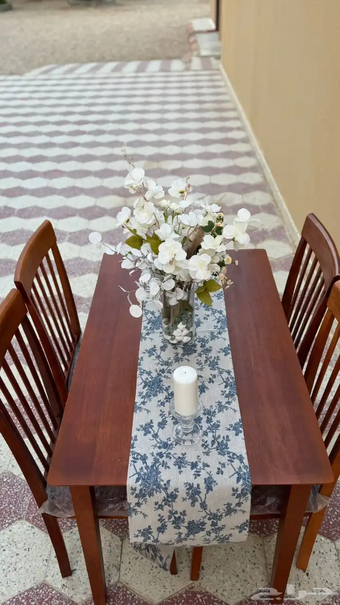 طاولات وكراسي جديده خشب ماليزي ماليزي اصلي 1