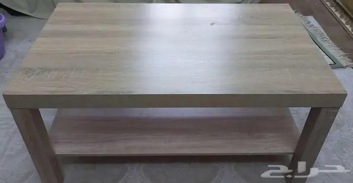 طاولة قهوة بيج نظيفة 90 55 45 1