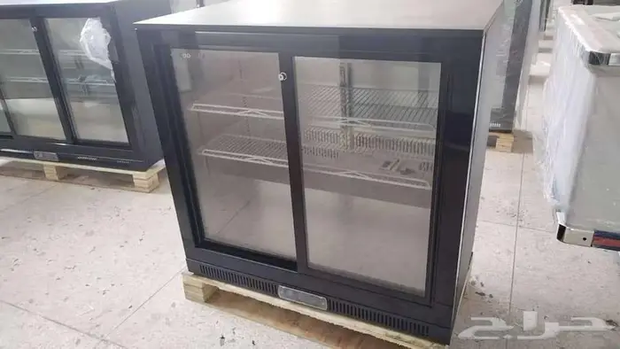 ثلاجة عرض باك بار اسود بابين و ثلاثة ابواب 2