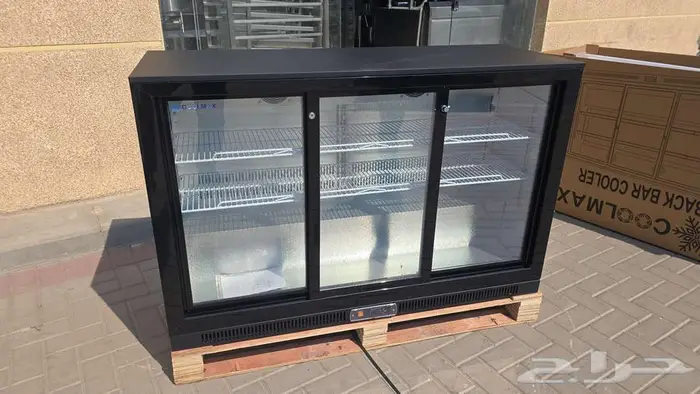 ثلاجة عرض باك بار اسود بابين و ثلاثة ابواب 4