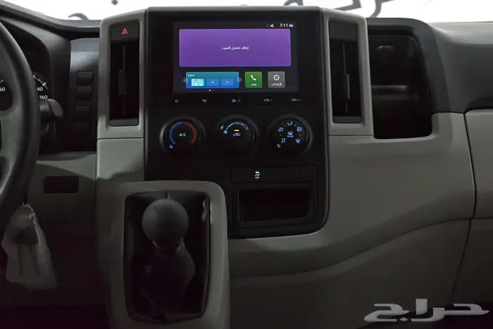 تويوتا باص هايس بضاعه سقف واطي قير عادي ديزل 2026 11