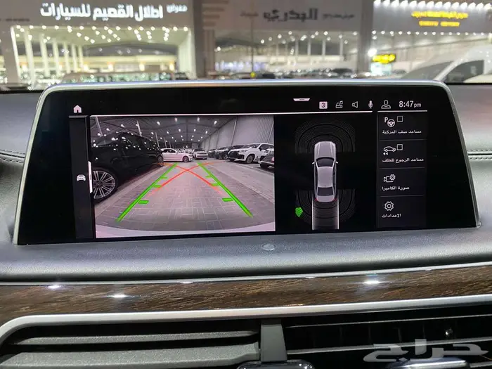 بي ام دبليو 730LI موديل 2020 ابيض خليجي ماشيه 96000كم 10