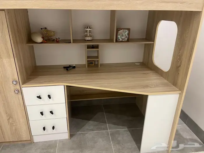 سرير نوم اطفال مع خزائن 2