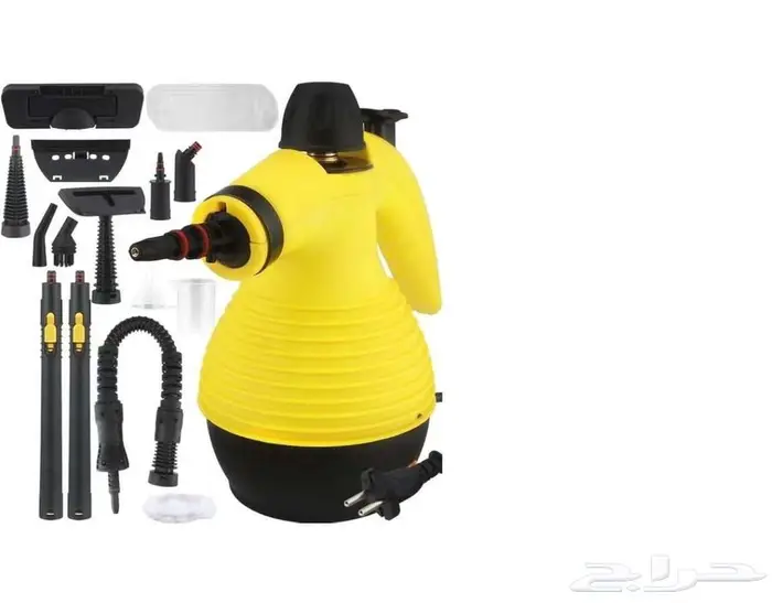 منظف بخار كهربائي بعصا ممتدة و ممسحة بضمان عامين 1