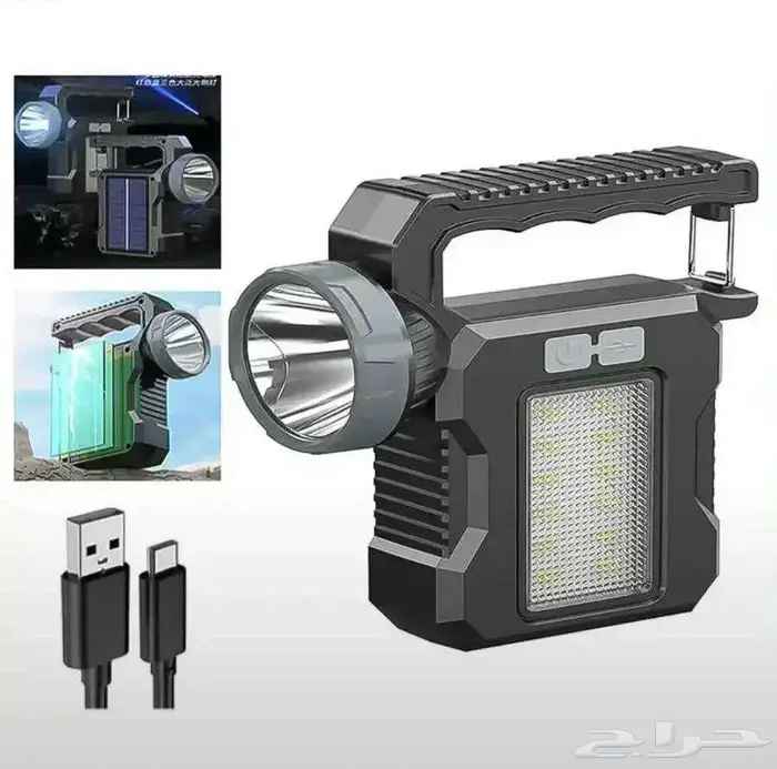 كشاف اضاءة متعدد led طاقة شمسية عالي الجودة 3