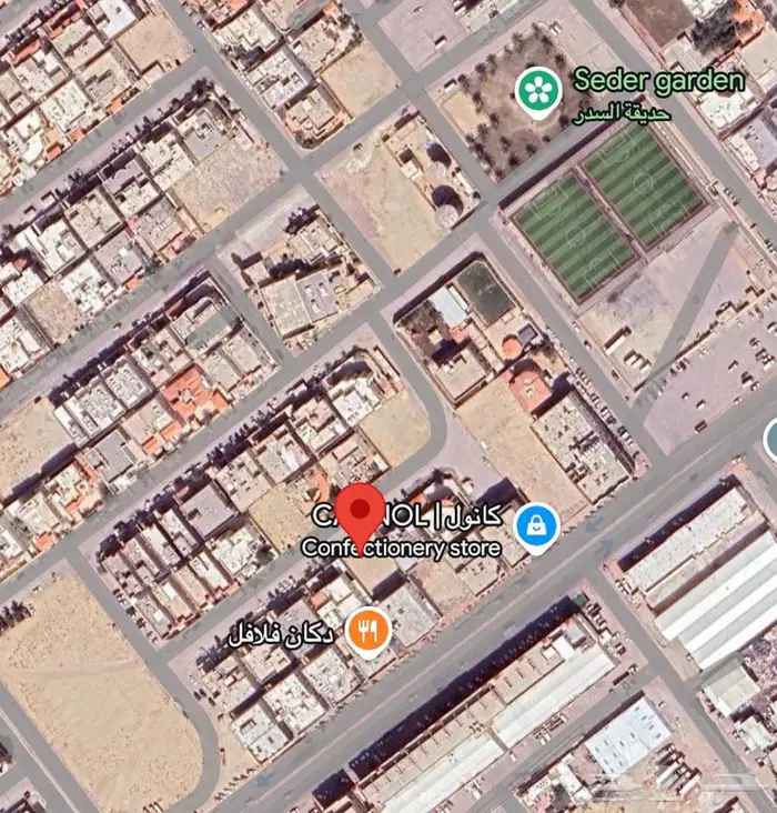 ارض للبيع بالمنار بالدمام مساحة 720 7