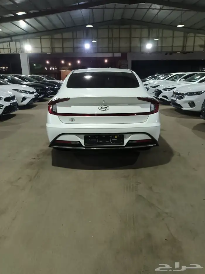 هيونداي سوناتا ابيض 2020 بنزين وارد كوريا 5