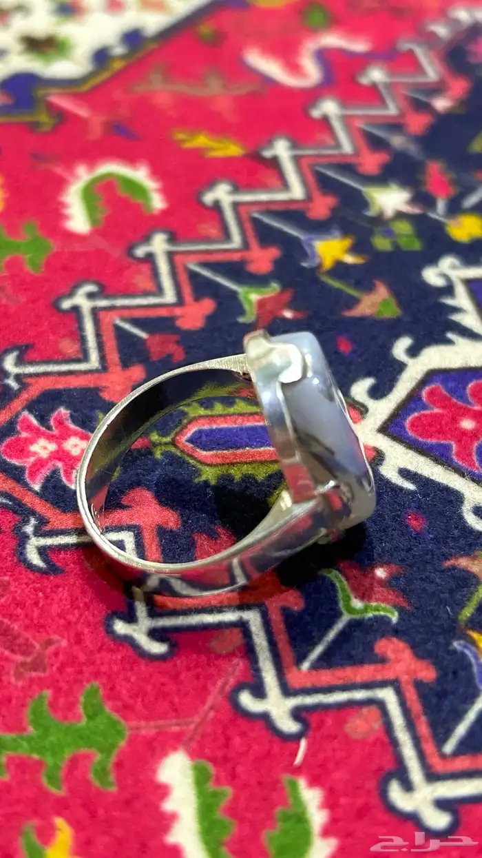 خاتم عقيق مشجر سكين خوجه 4