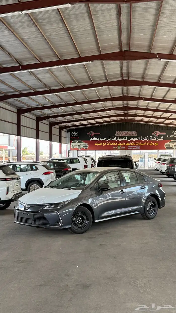 تويوتا كورلا استاندر 2.0 لتر 2025 كاش وتقسيط 0