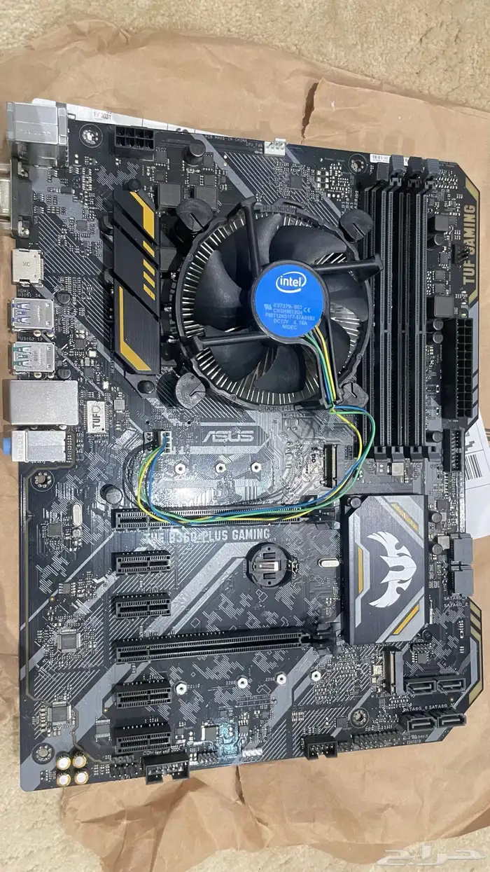 معالج i5 9400f   مذربورد asus tuf gameing 360 plus 0
