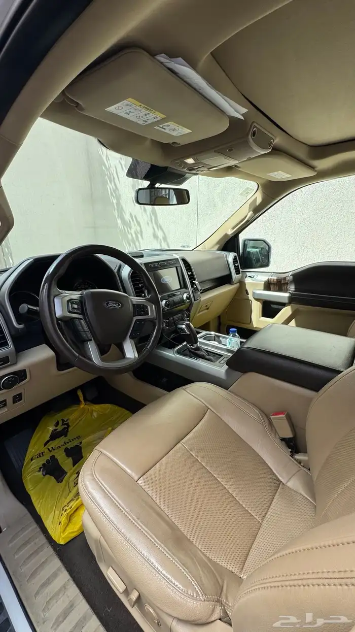 فورد f150 موديل 2019 فل كامل لاريت اللون أبيض 10