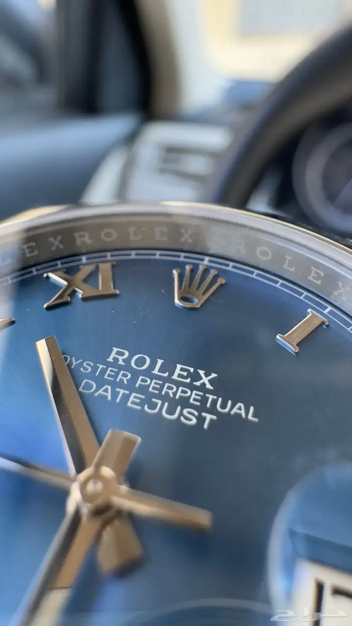 رولكس رجالي مقاس 41مم ارقام روماني 13