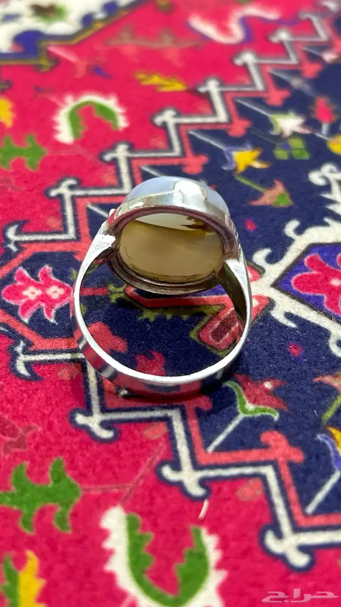 خاتم عقيق مشجر سكين خوجه 5