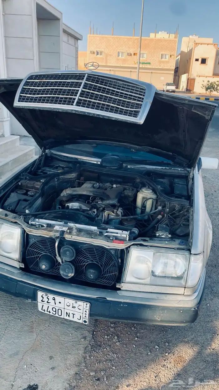 مرسيدس حجم300-5سلندر-تيربو ديزل موديل1991 26