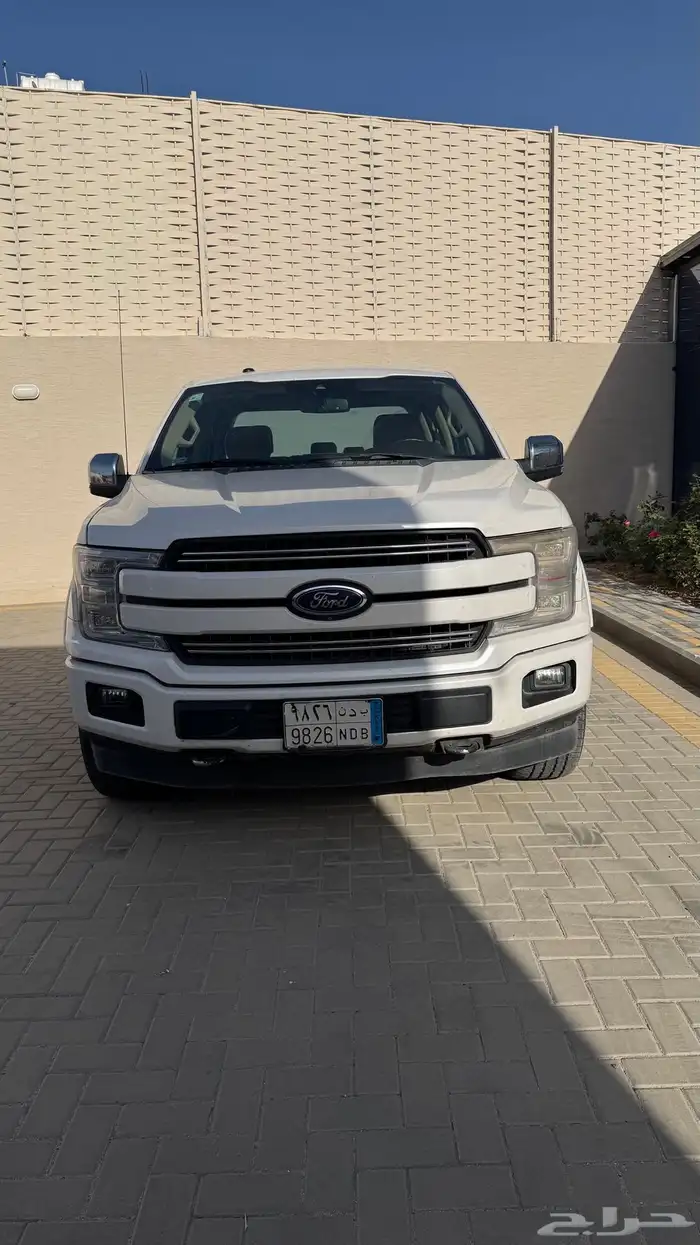 فورد f150 موديل 2019 فل كامل لاريت اللون أبيض 0