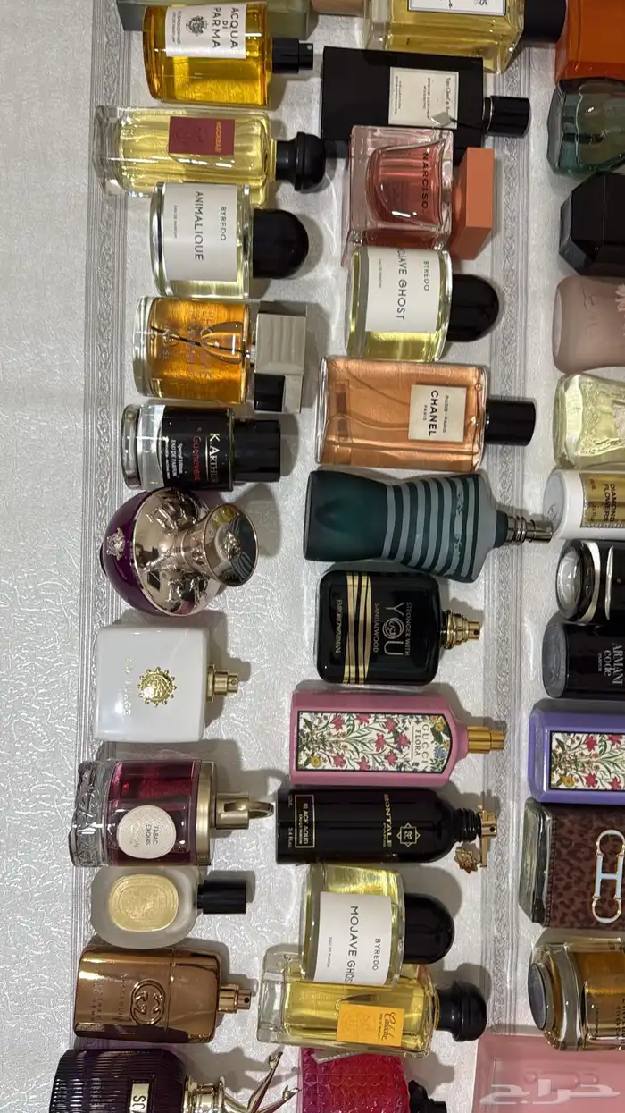 عطور ماركات اصليه بدون كراتين استوكات جديده بربع القيمه 39