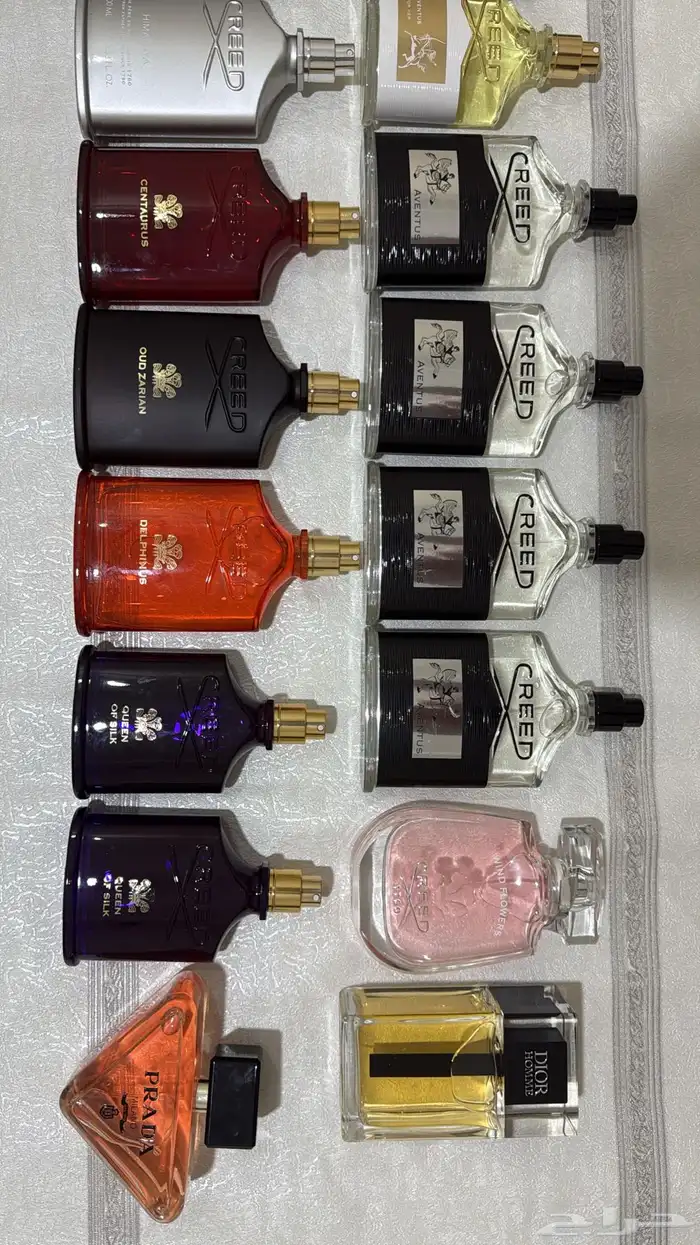 عطور ماركات اصليه بدون كراتين استوكات جديده بربع القيمه 26